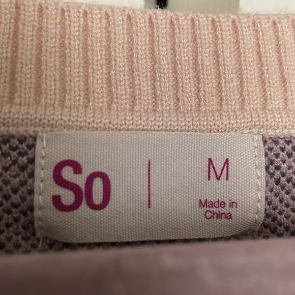 Pastel multicolored waist-length sweater vest blouse - Picture 4 of 6